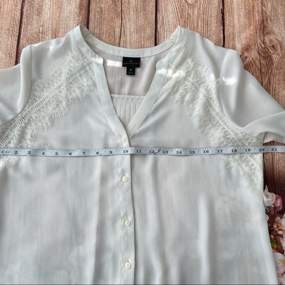 Worthington Ivory Long sleeve button down blouse - Picture 12 of 13